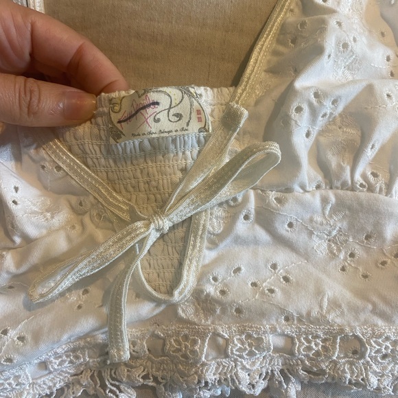 Free People size medium white lace bralette - Picture 2 of 3